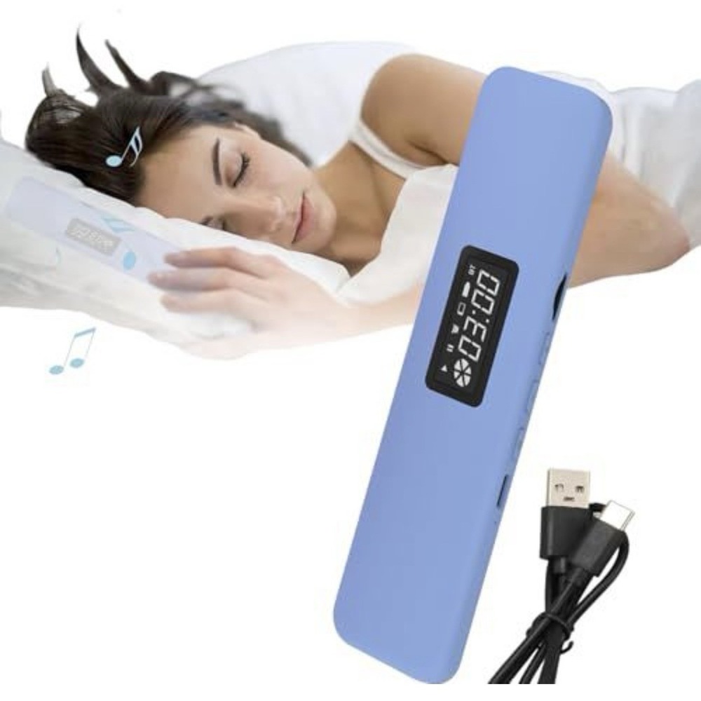Bluetooth Bone Conducting Pillow Speaker - LIGHT BLUE - New (Open Box)